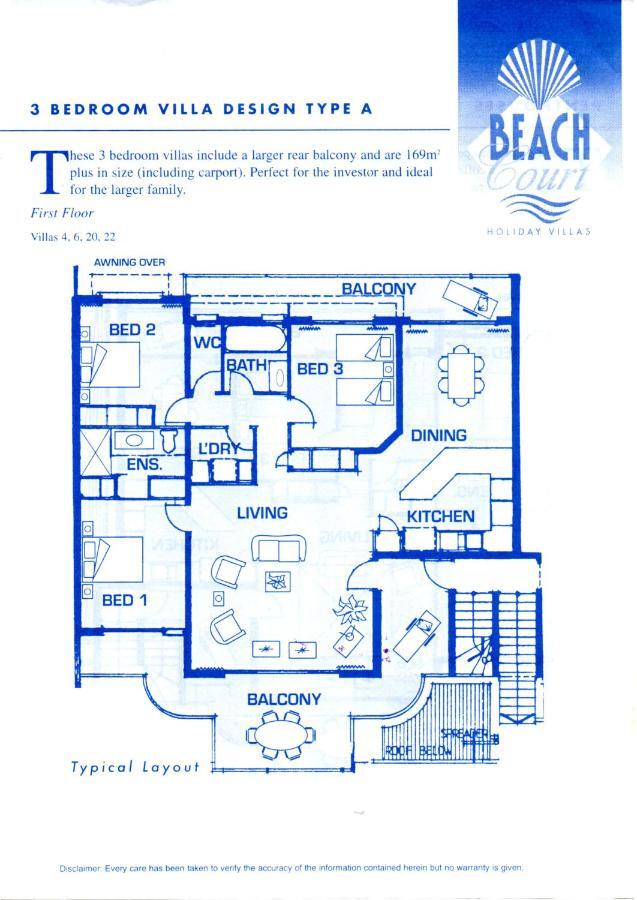 איירלי ביץ' At Beach Court Holiday Villas חדר תמונה